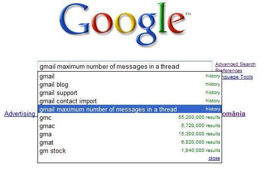 Internet Search History